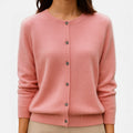 Isaure | Fine-Knit Button-Up Cardigan