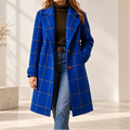 Verena | Checked Two-Button Coat