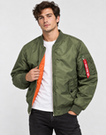 Lucian | Quilted-Lined Bomber Jacket