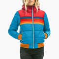Prudence | Colour-Block Hooded Puffer Jacket