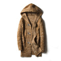 Gareth | Hooded Button-Front Cardigan
