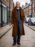 Baldwin | Wide-Collar Long Overcoat