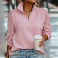 Jacinthe | Half-Zip Knit Pullover