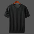 Sullivan | Ribbed Crewneck Cashmere T-Shirt for Men