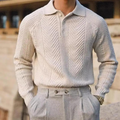 Hugo | Collared Textured Knit Sweater