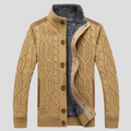 Osric | Button-Front Cable Knit Cardigan