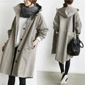 Henrietta | Oversized Trench Coat with Tie Belt