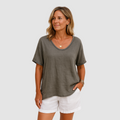 Madison | Relaxed Loose-Fit Crewneck T Shirt for Women