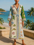 Adamaris | Belted Gentle Midi Dress