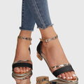 Alison | Embellished Block-Heel Ankle-Strap Sandals for Women