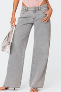 Nadezhda | Longline Wide-Leg Polished Trousers