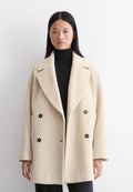 Quirina | Refined Double-Breasted Relaxed Coat
