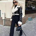 Ursela | Zip-Up Cropped Signature Coat