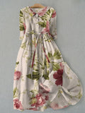Alenka | Floral Wistful Midi Dress