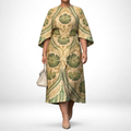 Amira | Floral Luminous Midi Dress