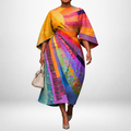 Anastasija | Patchwork Easy-Elegant Midi Dress