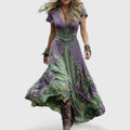 Birgit | Floral Bohemian Maxi Dress