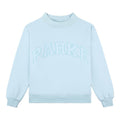 Varsity Mockneck Ice Blue