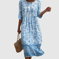 Elanor | Floral Fluid Midi Dress