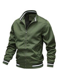 Borna | Zip-Up Editorial Nonchalant Bomber Jacket