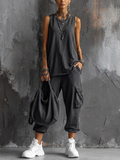 Calantha | Casual Cargo Jogger Set