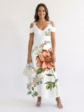 Djamila | Floral Off-Shoulder Maxi Dress