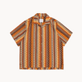 Casual Blend Camp Collar Shirt with Button Front