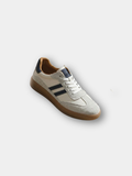 Casual Synthetic Sneakers with Lace-Up Closure and Treaded Sole