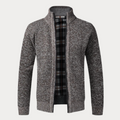 Ciro | Zip-Up Sculpted Draped Cardigan