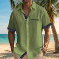Contrast Trim Short Sleeve Shirt – Coastal Summer Style