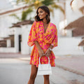 Coralie | Ruffled Floral Mini Dress