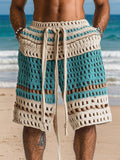 Crochet Knit Drawstring Shorts – Beach Ready Style