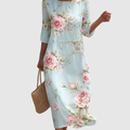 Edeltraud | Floral Coastal Midi Dress