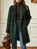 Deirdre | Notch-Lapel Oversized Polished Coat