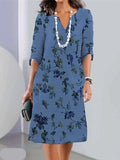 Elzbieta | Floral A-Line Midi Dress