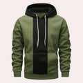 Aldric | Contrast Panel Pullover Hoodie