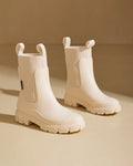 Dilara | Block-Heel Chunky Contemporary Chelsea Boots