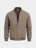 Domenico | Longline Sculpted Draped Bomber Jacket