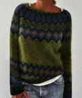 Jessica | Crew-Neck Ribbed Sculpted Sweater