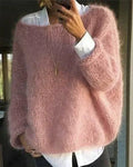 Rosabel | Wide-Neck Relaxed Oversized Knit Sweater