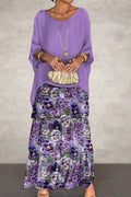 Estera | Floral Delicate Maxi Dress