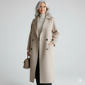 Eluned | Double-Breasted Notch-Lapel Curated Coat