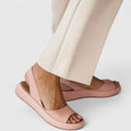 Emrynn | Peep-Toe Slingback Platform Sandals for Women