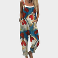 Engracia | Printed Relaxed Overalls