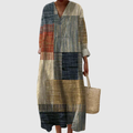 Faiza | Geometric Dreamy Midi Dress