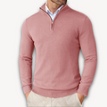 Everardo | Mock-Neck Ribbed Poised Sweater