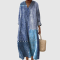Falak | Geometric Modern Midi Dress
