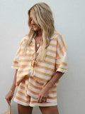 Fenella | Contrast Stripe Two-Piece Set