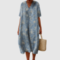 Fedora | Floral Luminous Midi Dress