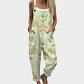 Florinda | Printed Wide-Leg Overalls